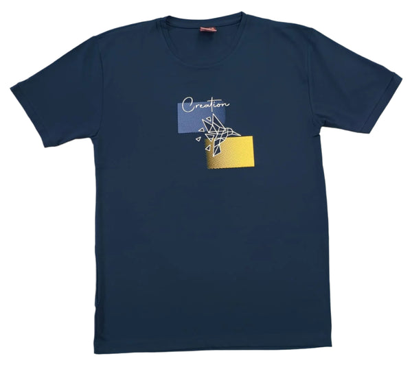 Dark Blue Stylish T-Shirt