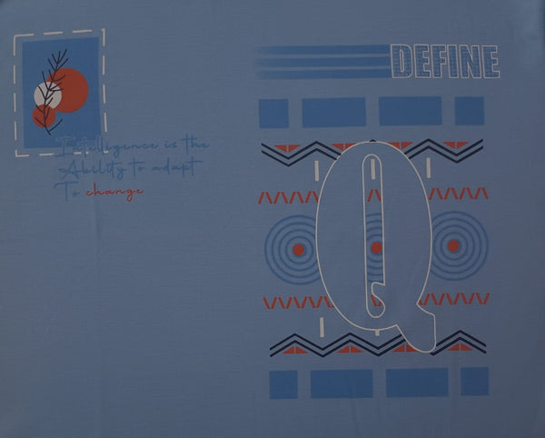 Light Blue Stylish T-Shirt