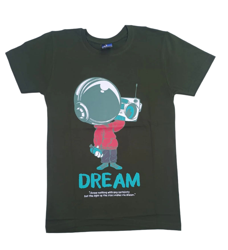 Dark Green Stylish T-Shirt