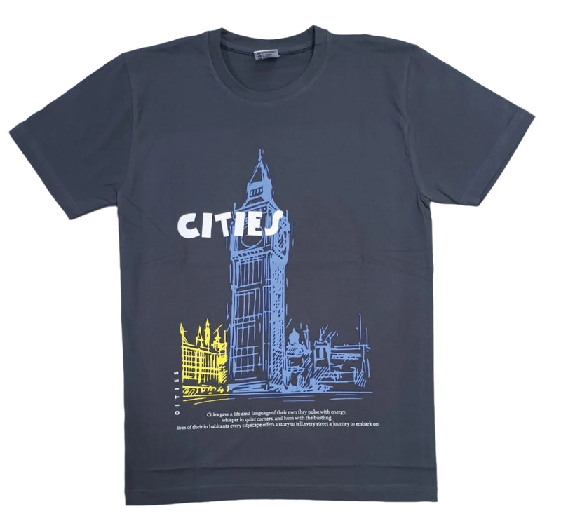 Grey Stylish T-Shirt