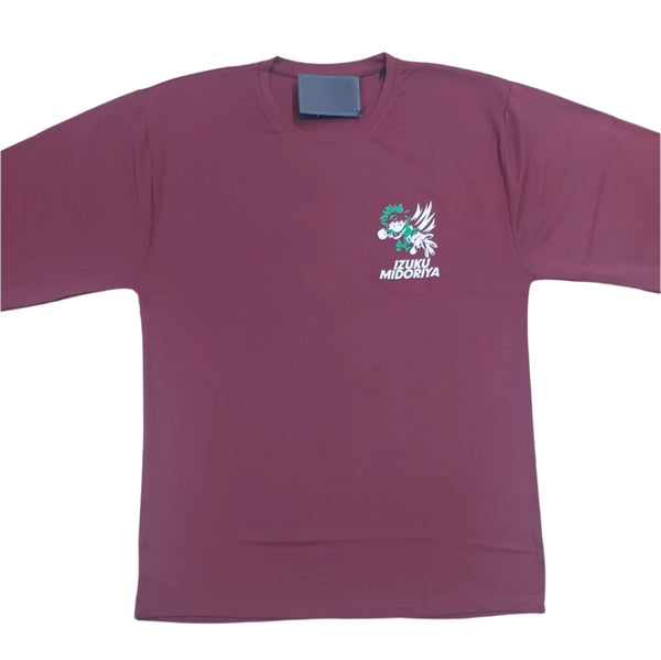 Vine Stylish T-Shirt Front & Back Printed Oversize (Down Shoulder)