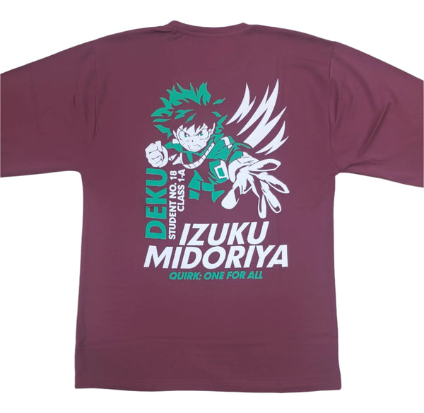 Vine Stylish T-Shirt Front & Back Printed Oversize (Down Shoulder)