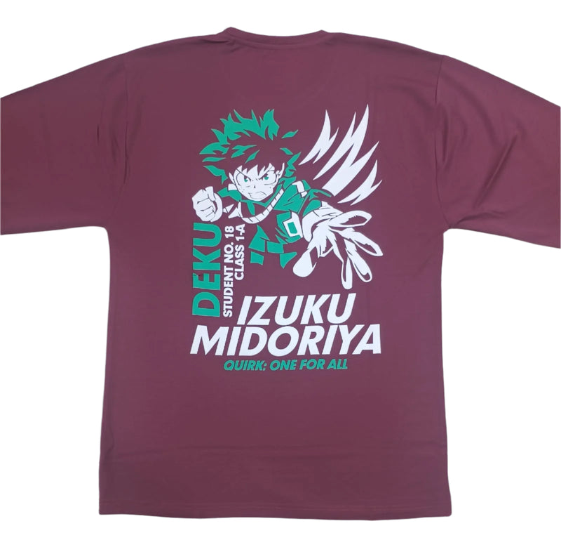 Vine Stylish T-Shirt Front & Back Printed Oversize (Down Shoulder)